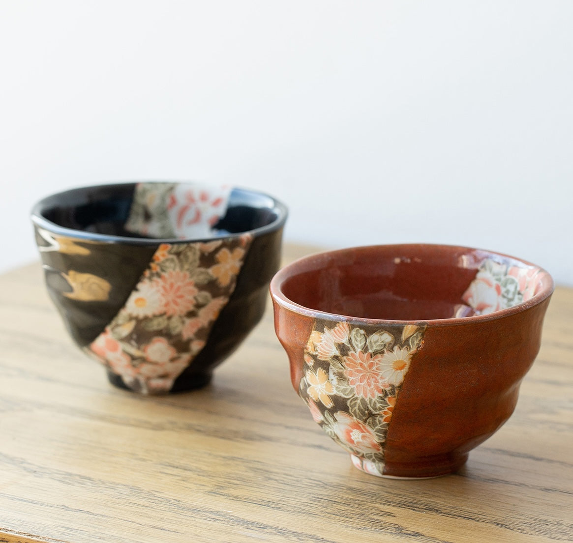 Japanese Mino Ware Sakura Yuzen Couple Bowl Set – Wedding Gift10.