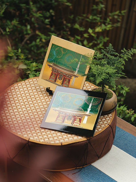 Yamanaka Lacquerware Makie Coaster – Timeless Japanese Craft.