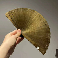 Golden Nanmu (Buried Wood ）Fan「金糸楠埋木扇」｜RIN ESSENCE Wooden Art Collection - Rin Essense 