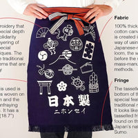Japanese Indigo Workwear Apron – Allow Custom Pattern Service - Rin Essense