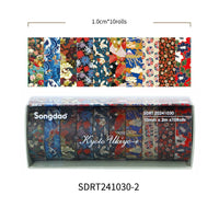 Japanese Washi Tape Collection – Ukiyo-e Patterns.