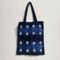 Shibori Indigo-Dyed Tote Bag