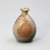 Bizen Ware Tokkuri / Vase by Yoshimoto Sōhō (Late 20th Century, Peony-Mochi Ash Glaze, Mitsumi Kiln) - Rin Essense 