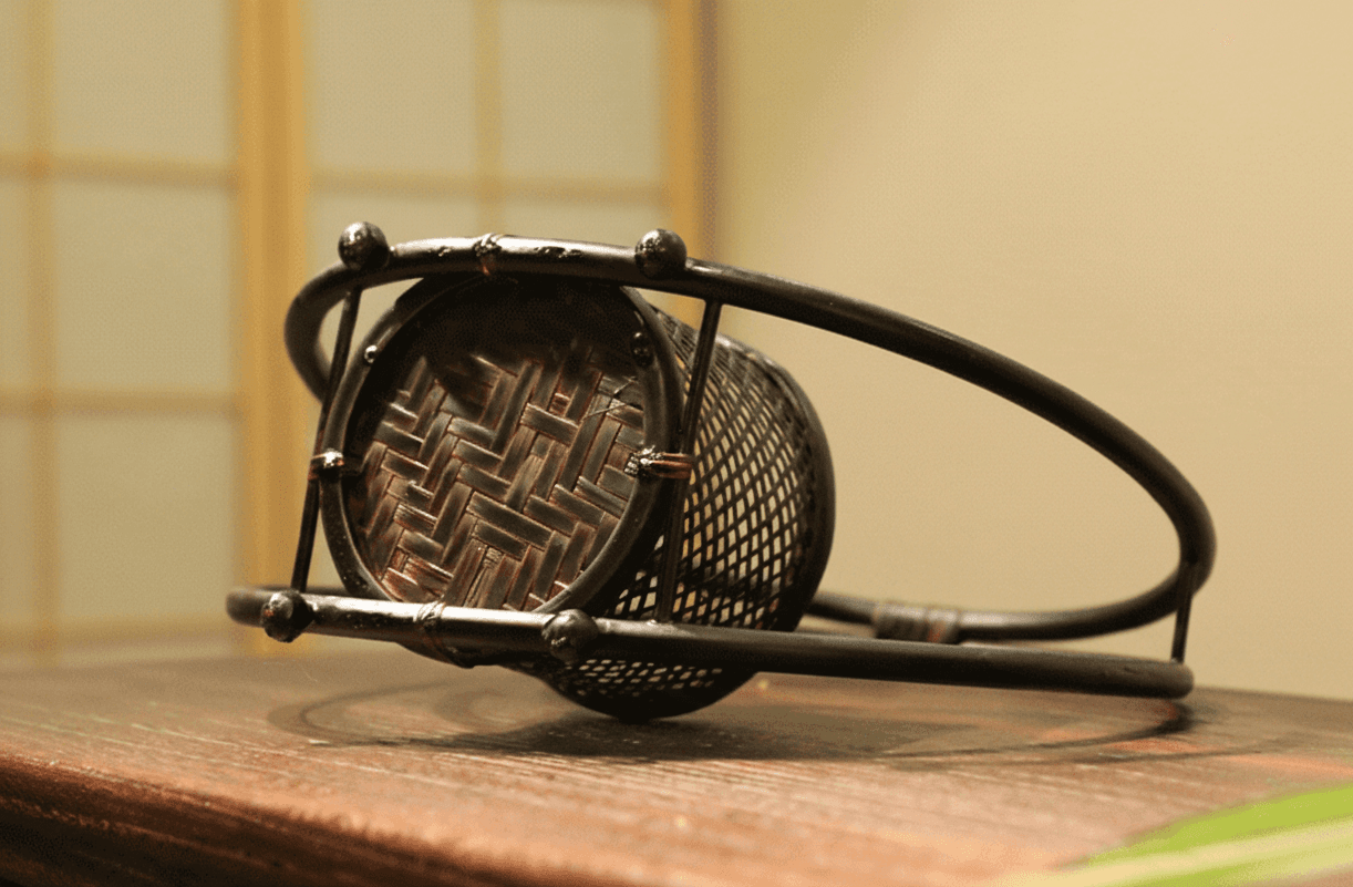Handcrafted Japanese Ikebana Basket Vase | Sogetsu-Style Woven Bamboo Flower Vessel | Zen Tea Ceremony Décor - Rin Essense 