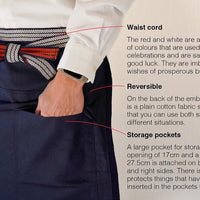 Japanese Indigo Workwear Apron – Allow Custom Pattern Service - Rin Essense