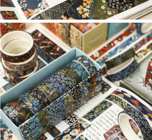 Japanese Washi Tape Collection – Ukiyo-e Patterns.