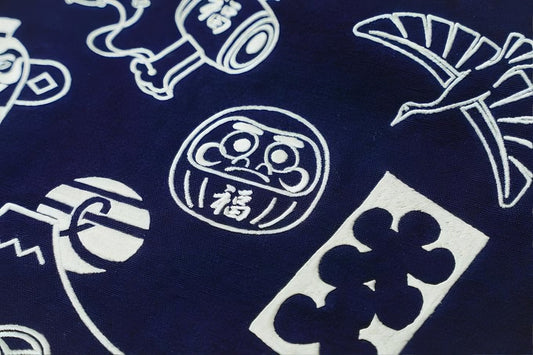 Japanese Indigo Workwear Apron – Allow Custom Pattern Service