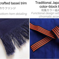 Japanese Indigo Workwear Apron – Allow Custom Pattern Service - Rin Essense