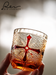 RIN ESSENCE Hand-Cut Crystal Whiskey Glass - Imperial Cross Luxury Artisan Tumbler (260ml / 8.8 oz)