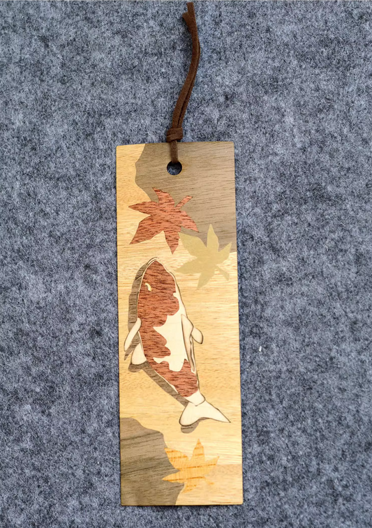 Japanese Handcrafted Hakone Yosegi Wooden Bookmark4.
