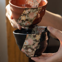 Japanese Mino Ware Sakura Yuzen Couple Bowl Set – Wedding Gift8.