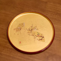 Rin Essense Japanese Gold Leaf Round Decorative Tray - Rin Essense 