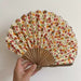 Japanese Original Wasō Folding Fan — Japanese Textile & Aotake Bamboo