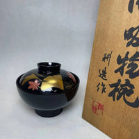 Kōyō（紅葉 ） - Japanese Urushi Lacquer Chawan, Gold & Silver Leaf Makie | Winter Atelier Collection - Rin Essense 