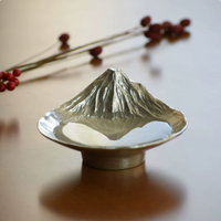 Mt. Fuji Silver Rim Sake Cup – Japanese Minimalist Handcrafted Drinkware - Rin Essense 