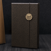 Rin Essense pendant jade stone wood art decorative box with intricate patterns and elastic band closure