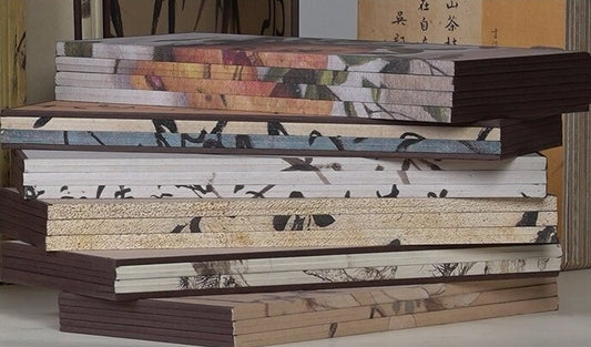 Rin Essense folding screen style home decor panels stacked with various artistic designs