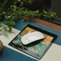 Yamanaka Lacquerware Makie Coaster – Timeless Japanese Craft with intricate gold and green design by Rin Essense
