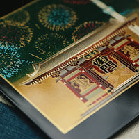 Yamanaka Lacquerware Makie Coaster – Timeless Japanese Craft with detailed illustration and gold background